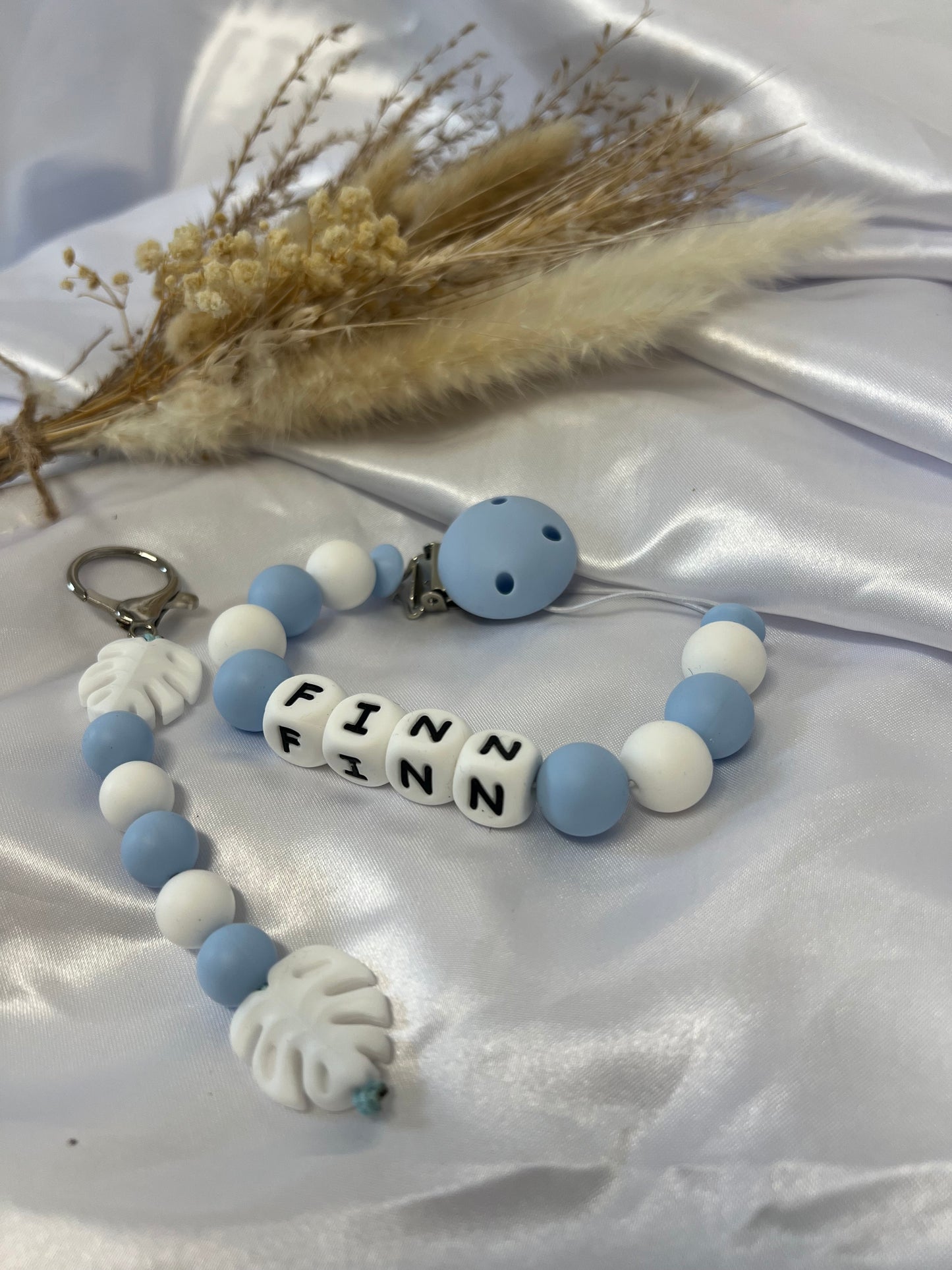 Speenkoord & sleutelhanger set finn